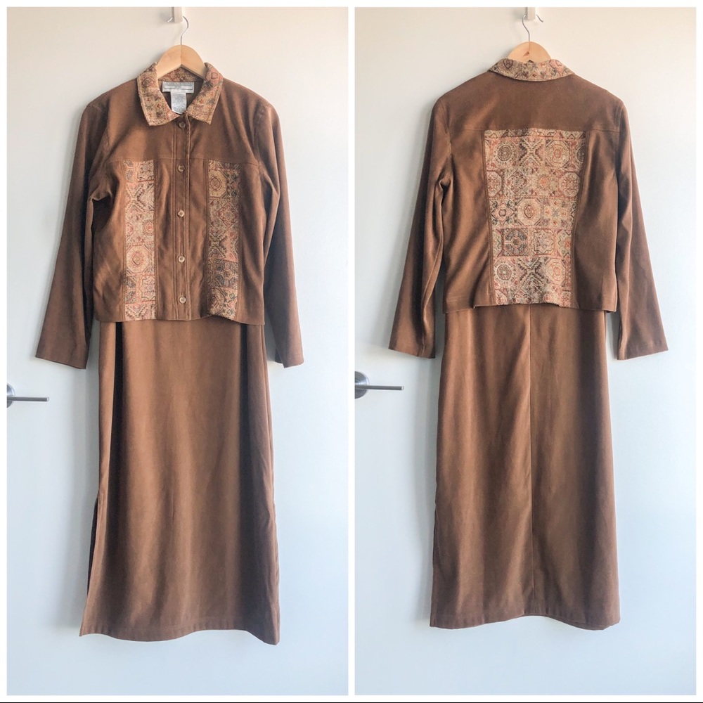 Vintage Jessie Howard petite 90s 2pcs set